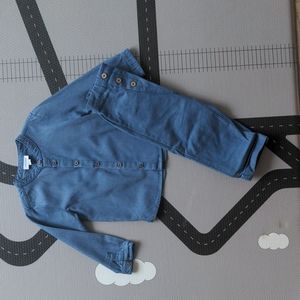 MORI Lycoll Cotton denim look set Size 2-3Years